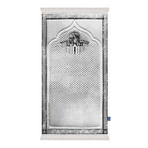Adult Padded Prayer Mat with Palestinian Kufiya Design by Urban Rugs UK