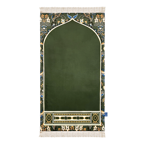 Adult Padded Prayer Mat with Madinah Rawdah Design by Urban Rugs UK