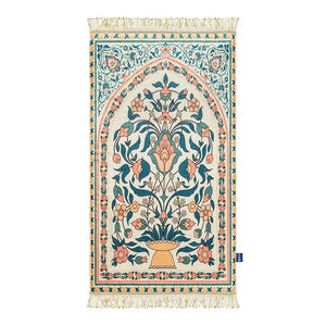 Teal Floral Janamaz UK