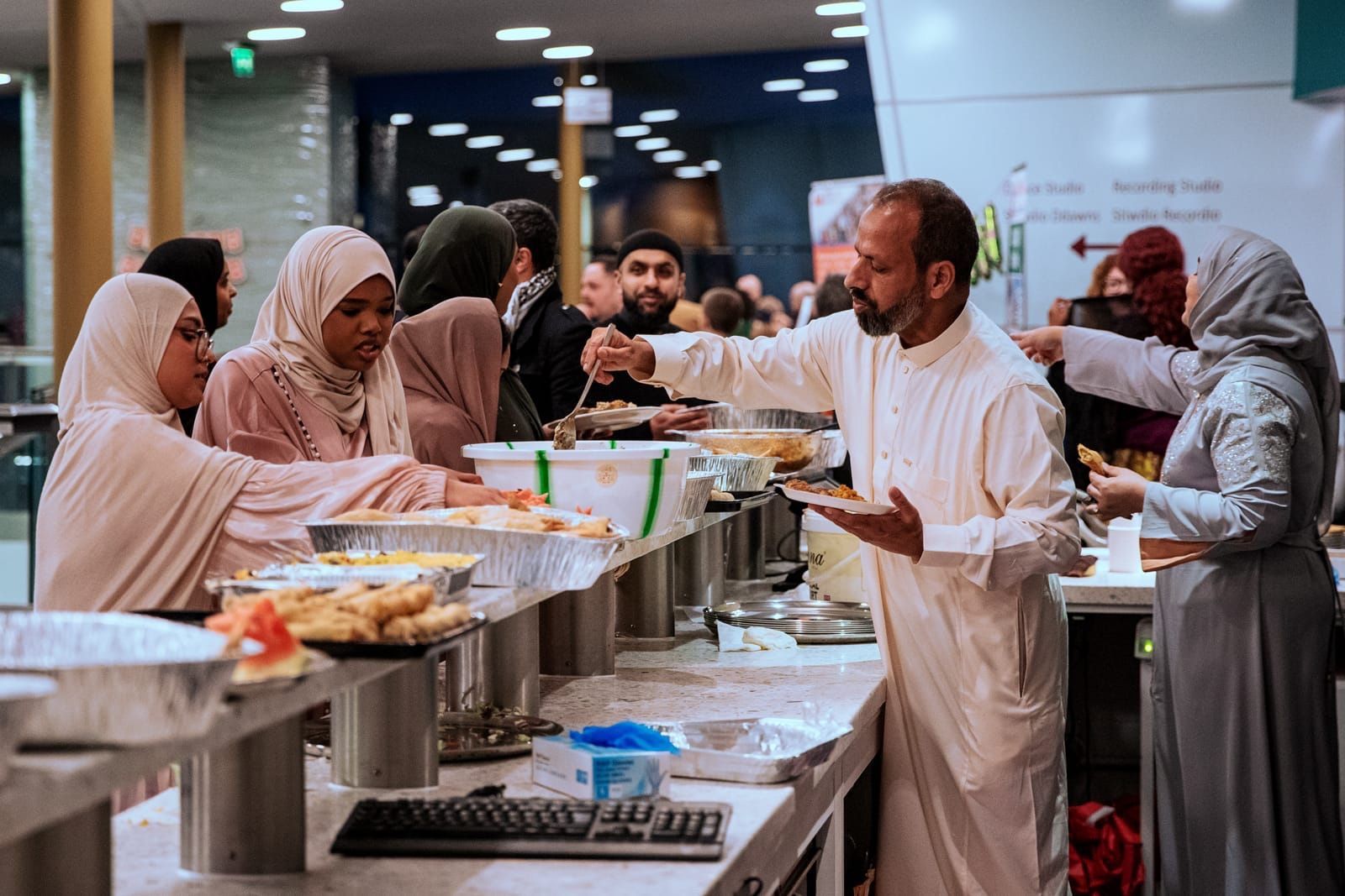 An Iftar by the Community, for the Community