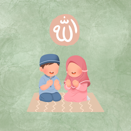 kids making du'a