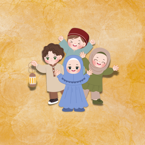 kids having fun ramadan