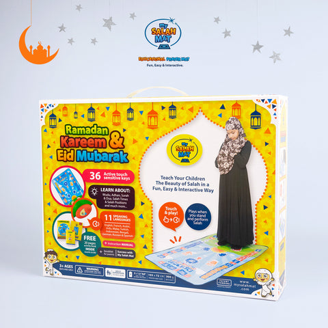 Introducing the Interactive Kids Prayer Mat Ramadan Edition