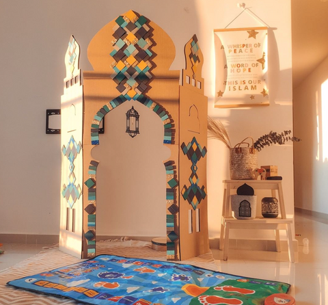 Meet the Muslim Children Building Mosques at home during COVID-19 Lockdown