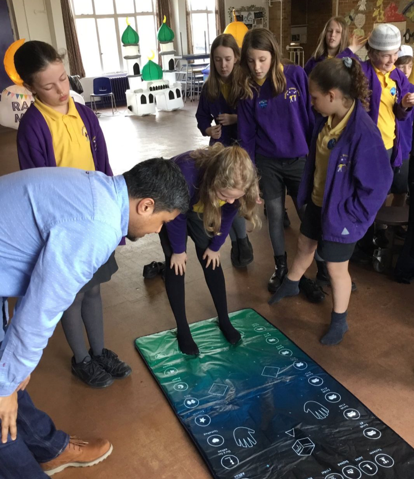 Sharing Ramadan and My Salah Mat in Local Schools