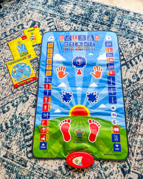 How does the My Salah Mat interactive prayer mat work?