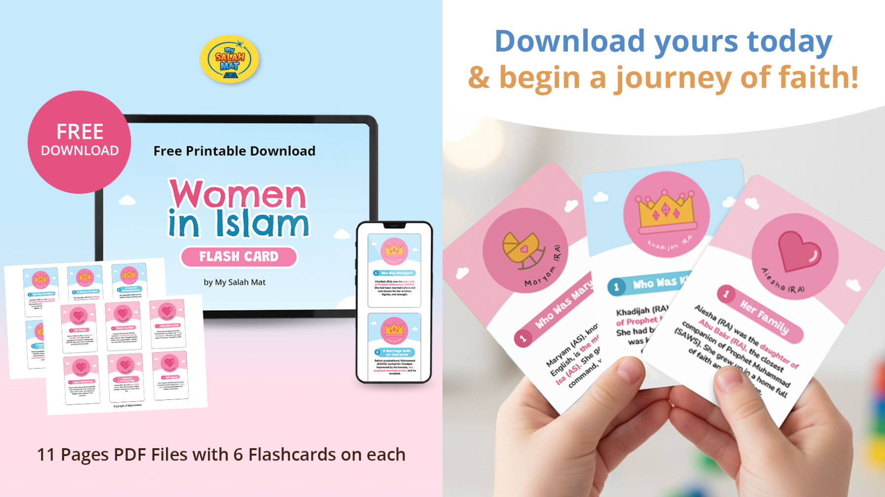 MSM080205 | Flash Cards Women in Islam ✅