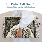 soft velvet botanical prayer mat