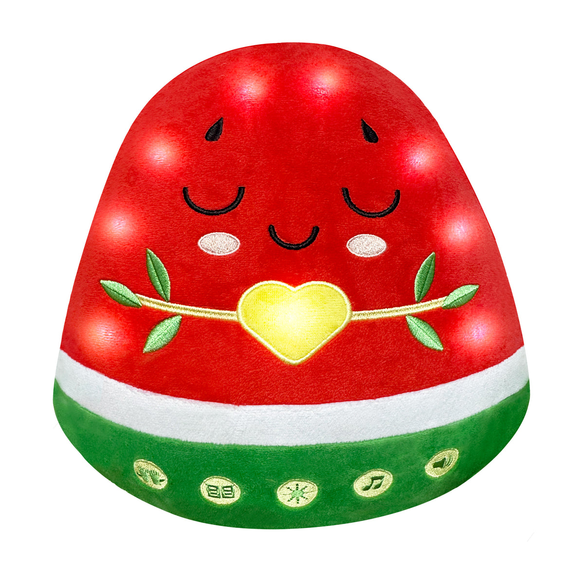 Interactive Nūr Watermelon Dua Pillow & Plushie | Islamic Toys for Kids