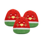 3 Watermelon Plushies - 30cm Soft Cuddly Pillow Adorable Muslim Doll [DEAL] | A beautiful Ramadan and Eid gift for loved ones