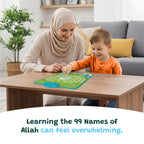 99 Names of Allah Interactive Audio Mat & Wall Art | Learn About All 99 Names of Allah with Stories & Memorisation Function | A beautiful Ramadan and Eid gift for loved ones