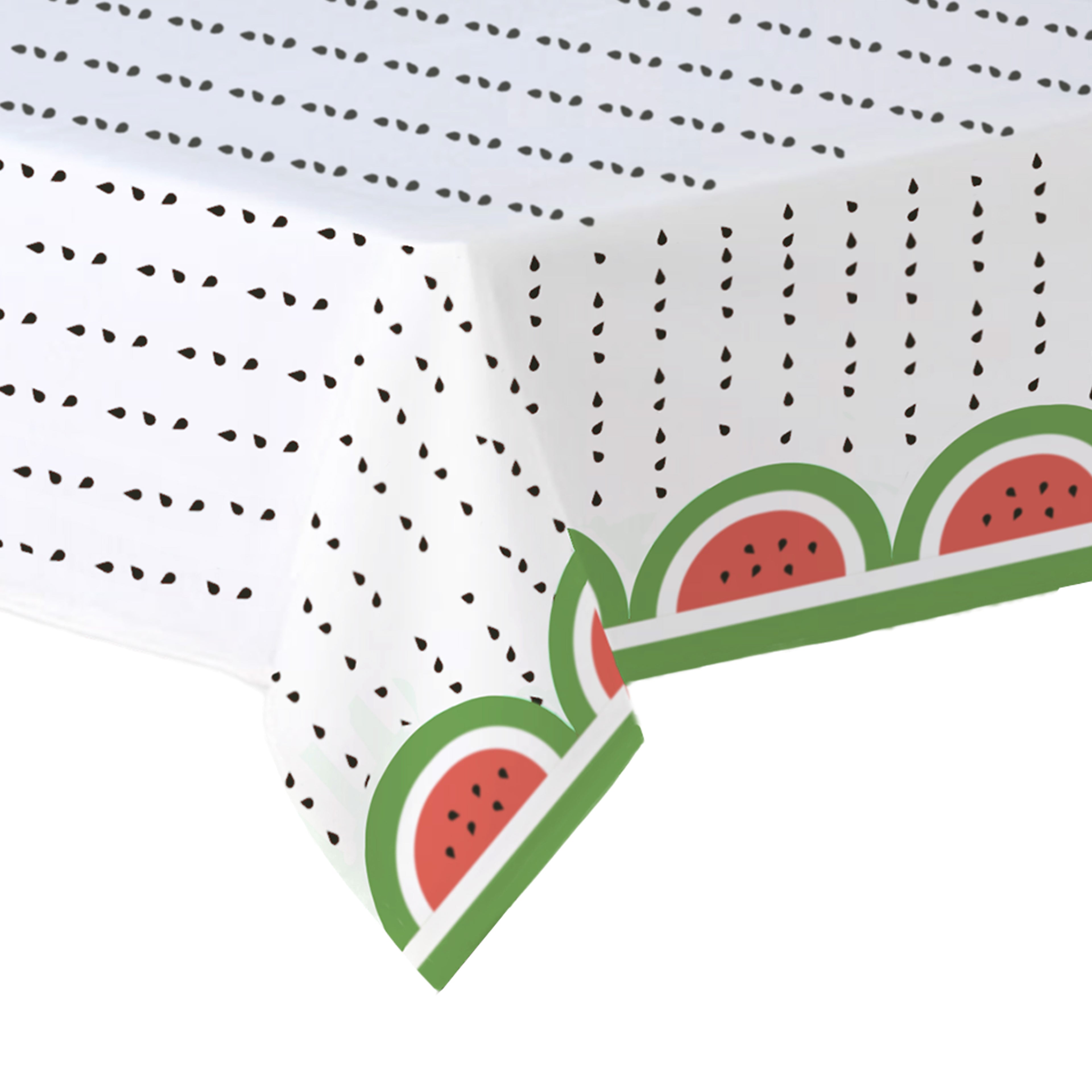 Ramadan and Eid Watermelon Tablecover PE Plastic Tablecloth for Ramadan & Eid Palestine Themed Decoration