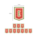 Eid Mubarak Palestine Themed Bunting - Watermelon Themed Decoration - Ramadan Party Banner