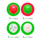 Eid Mubarak Palestine Themed Balloons - Watermelon Decoration Latex Balloons