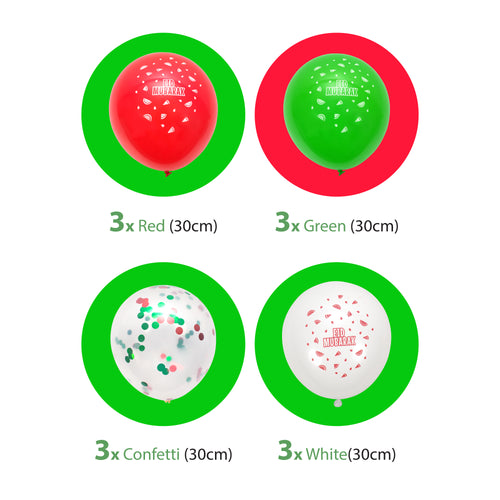 Eid Mubarak Palestine Themed Balloons - Watermelon Decoration Latex Balloons