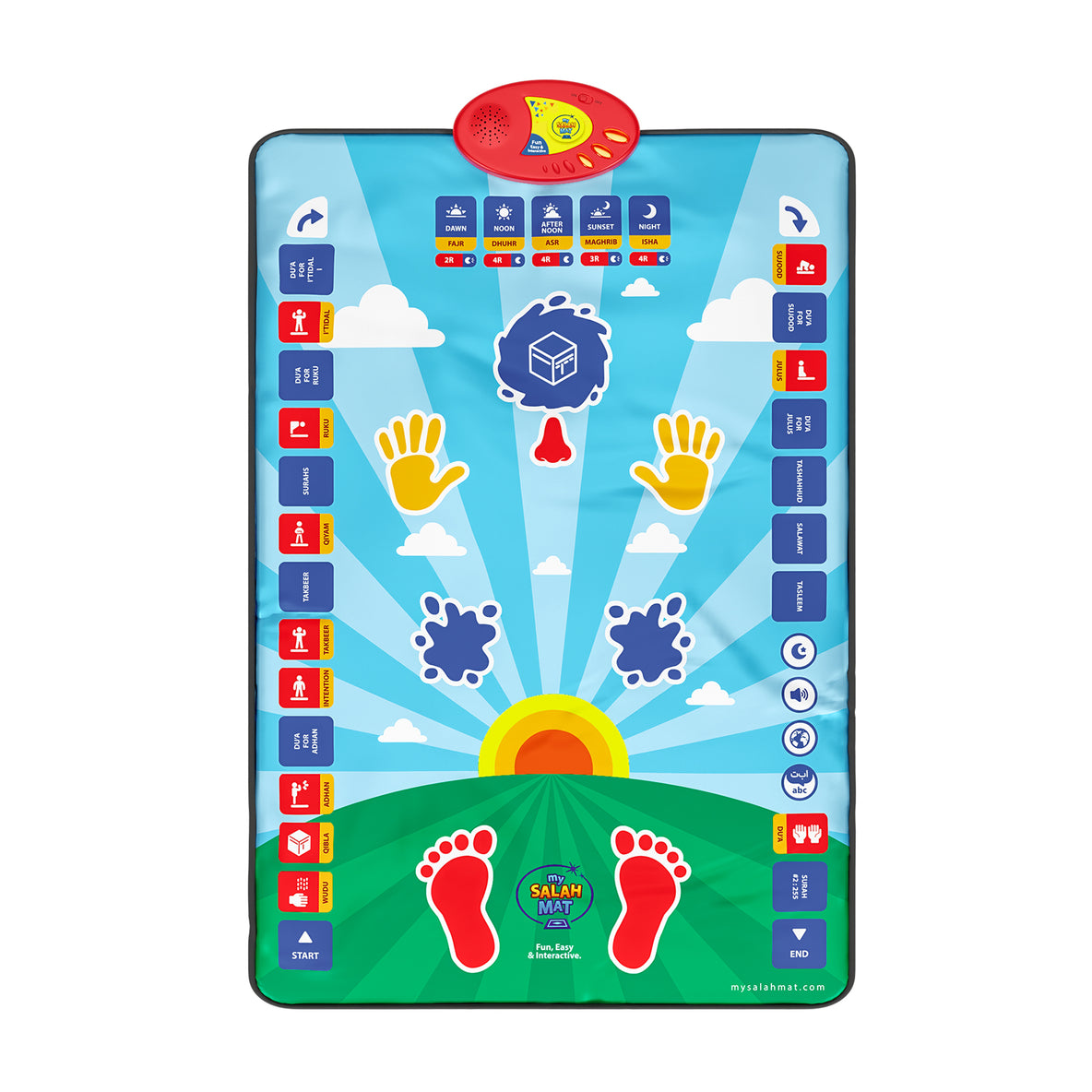 Kids Interactive Prayer Mat – Blue