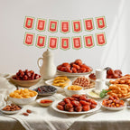 Ramadan Mubarak Palestine Themed Bunting - Watermelon Themed Decoration - Ramadan Party Banner