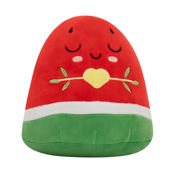 Watermelon Plushie - 20cm Soft Cuddly Pillow Adorable Fruit Plush Muslim Doll | Eid Gift