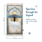Al Aqsa design padded prayer rug