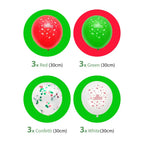 Eid Mubarak Watermelon Latex Balloons