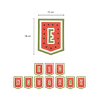 Eid Mubarak Watermelon Bunting