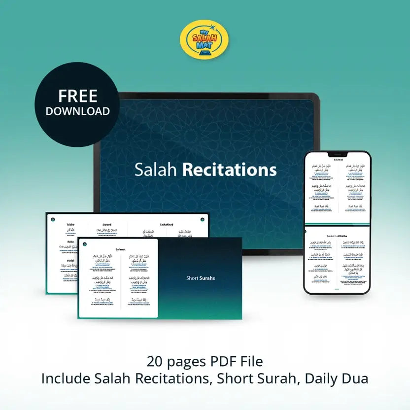 Free Download Salah & Surah Recitation PDF | Learn Surahs & Daily Duas