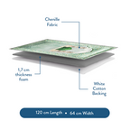 Adult Padded Prayer Mat with Al-Masjid an-Nabawi Design by Urban Rugs UK | Ramadan & Eid Gift
