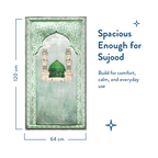 Adult Padded Prayer Mat with Al-Masjid an-Nabawi Design by Urban Rugs UK | Ramadan & Eid Gift
