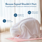 Padded Kids Prayer Mat with Blush Pink Design | Urban Rugs UK | Ramadan & Eid Gift