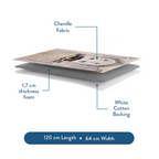 Adult Premium Padded Prayer Mat with Masjid al-Haram Design | Urban Rugs UK | A beautiful Ramadan & Eid Gift for Loved Ones