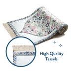 Adult Premium Padded Prayer Mat with Spring Blossoms Design | Urban Rugs UK | Ramadan & Eid Gift