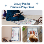 Adult Premium Padded Prayer Mat with Spring Blossoms Design | Urban Rugs UK | Ramadan & Eid Gift