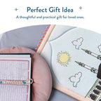 Padded Toddler Prayer Mat with Midday in Mecca Design