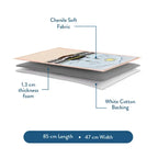 Padded Toddler Prayer Mat with Midday in Mecca Design