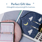 Padded Toddler Prayer Mat with Midnight in Mecca Design by Urban Rugs UK | A beautiful Ramadan & Eid Gift for Loved Ones