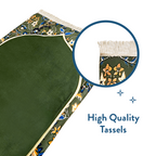 Adult Padded Prayer Mat with Madinah Elegance Design by Urban Rugs UK | A beautiful Ramadan & Eid Gift for Loved Ones