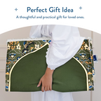 Adult Padded Prayer Mat with Madinah Elegance Design by Urban Rugs UK | A beautiful Ramadan & Eid Gift for Loved Ones