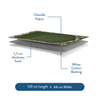 Adult Padded Prayer Mat with Madinah Elegance Design by Urban Rugs UK | A beautiful Ramadan & Eid Gift for Loved Ones