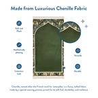 Adult Padded Prayer Mat with Madinah Elegance Design by Urban Rugs UK | A beautiful Ramadan & Eid Gift for Loved Ones