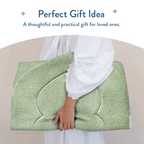 Adult Padded Prayer Mat with Luxury Sage Arch Design by Urban Rugs UK | A beautiful Ramadan & Eid Gift for Loved Ones