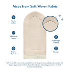 Padded Prayer Mat with Luxury Sand Arched Design by Urban Rugs UK | Ramadan & Eid Gift