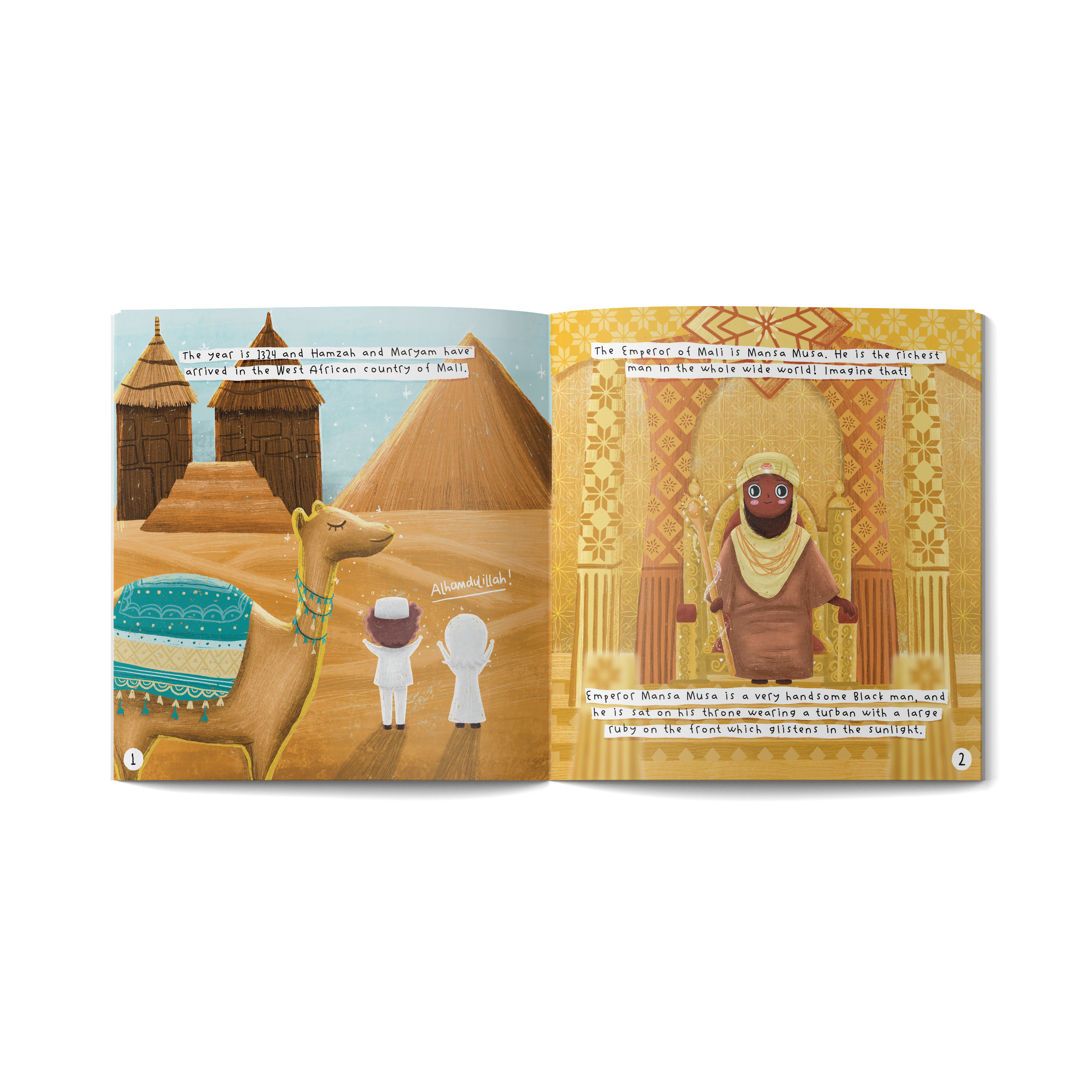 Islamic History Book, Hajj Book, Childrens Book, Muslim Children Book, Muslim book, Mansa musa