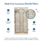 Moroccan pattern padded prayer rug