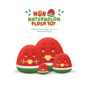 Nūr Watermelon Plushie | Islamic Toys for Kids (40cm)