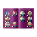 Inside the Ramadan Activity Book: a quiz page with numbered cartoon scenes to put in order