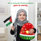 Nūr the Watermelon | A NEW Light-Up Interactive Islamic Plushie, Learn Surahs, Duas & More | A beautiful Ramadan & Eid Gift for Loved Ones