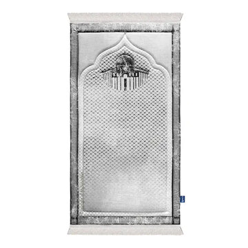 Adult Padded Prayer Mat with Palestinian Kufiya Design by Urban Rugs UK