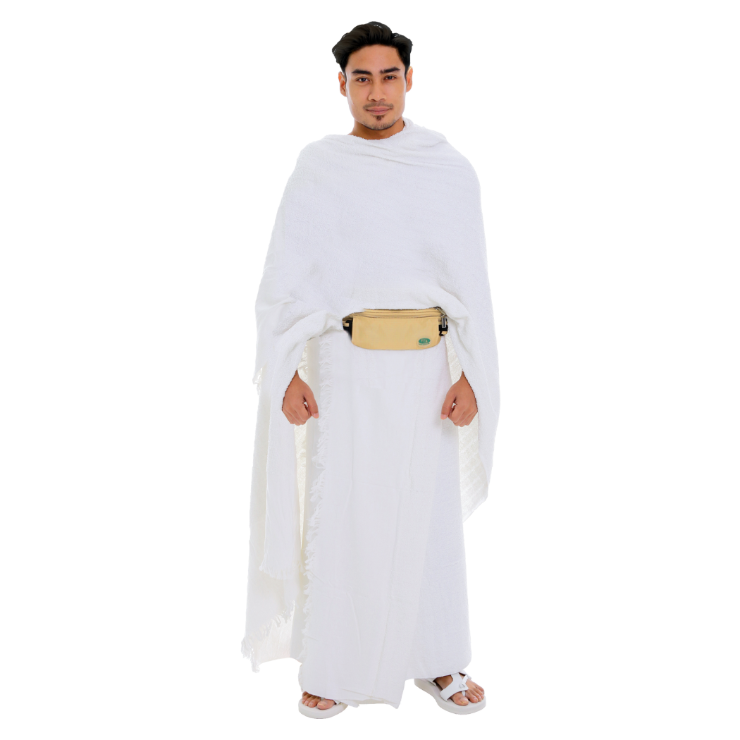 Anti-Theft Waist Bag And Ihram & hajj Belt for Men | Beige
