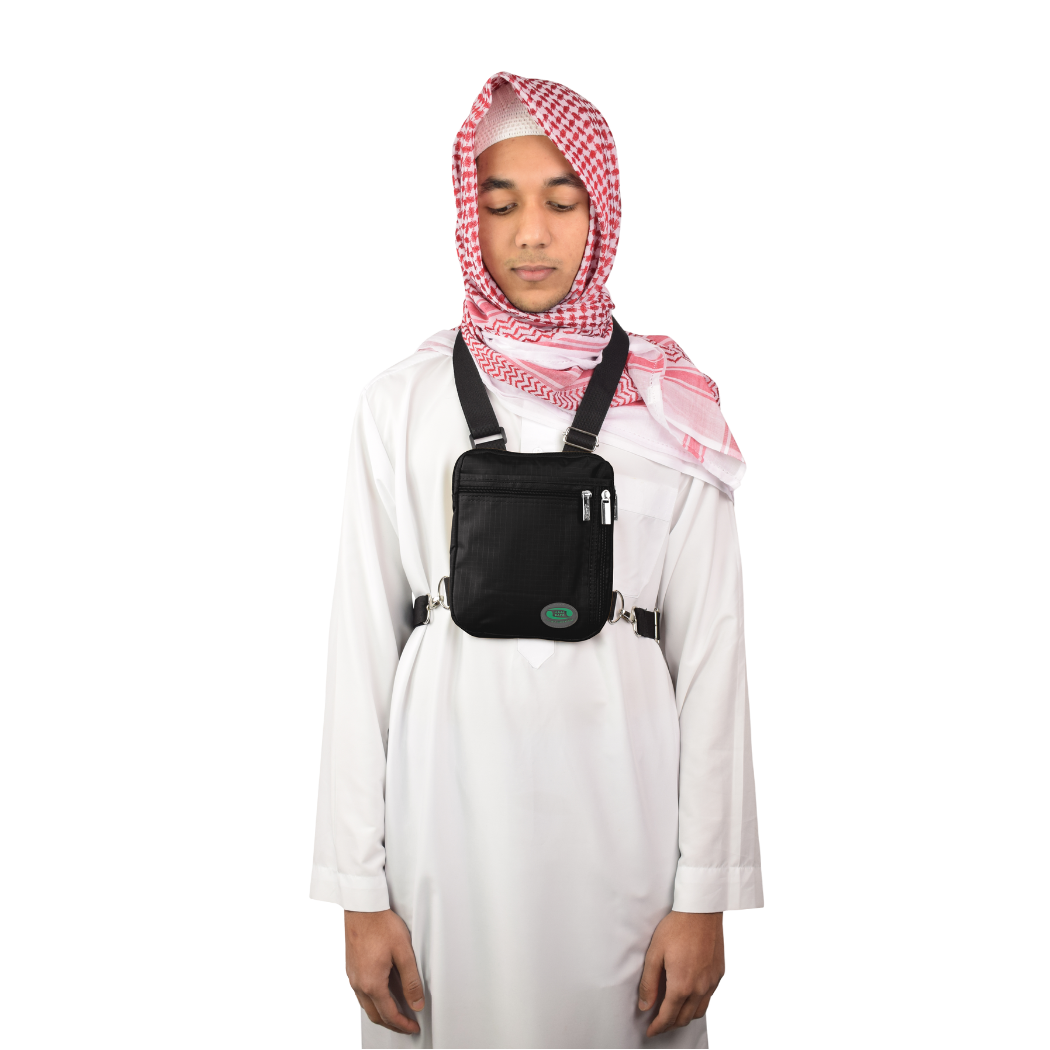 Hajj & Umrah Bag for Men | Black | Hajj Safe
