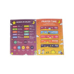 Activity Book + Manual of My Salah Mat Interactive Kids Prayer Mat 